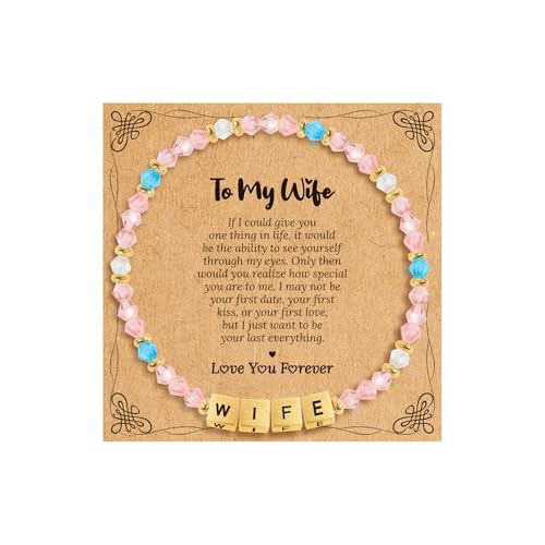 Image of BAYLAY Inspirational Family Lettter Bead Bracelet For Women,Jewelry Gifts For Granddaughter /Daughter /Mom /Sister /Wife /Niece /Aunt /Friend /Nana /Gigi,Mothers Day,Birthday