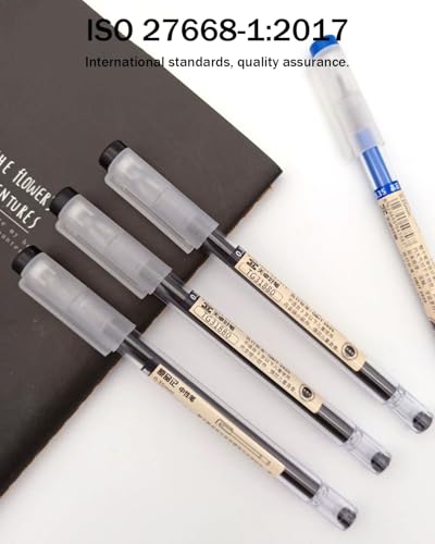 3 bolígrafos gel japoneses 0.35mm punta extra fina negros miniatura 3