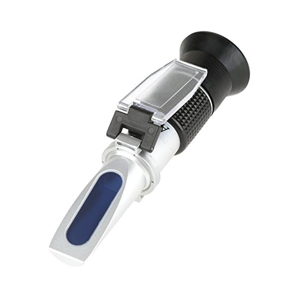 Brix Honig Refraktometer Brix: 58-90% Wasser: 10-33%, Baume Be 20Â°: 38-43 Skala Bereich Honig Zucker Tester mit Temperaturkompensation fÃ¼r Bier Brauerei und Imker – Bild 5