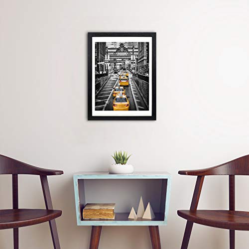 Finefrarm 12X16 Frames Display 11X14 Picture With Mat Or 12 X 16 Photo Without Mats Black Picture Frames Wall Art For Living Room And Office Wall Mounting Decor #TOP6