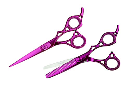 Tomishi Friseurschere/Haarschere + Modellierschere Japanstahl (Set 35) Cover