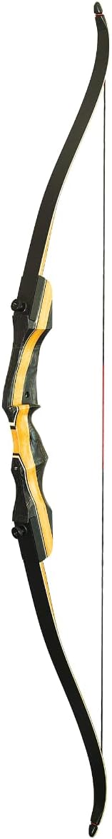 PSE TD-RCRV Bow - Nighthawk 62" LH 45 YLW/BlackMaple Riser, BK Limbs
