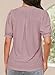Dokotoo Womens Blouses Dressy Casual Summer Spring Short Sleeve Tops for Women Trendy 2025 V Neck Business Casual Outfits Work Shirts Purple Tops for Women L