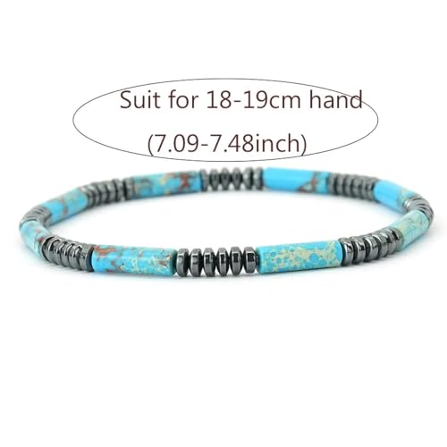 Bracelet en jade coloré style rétro pour look cavalier et bohème
