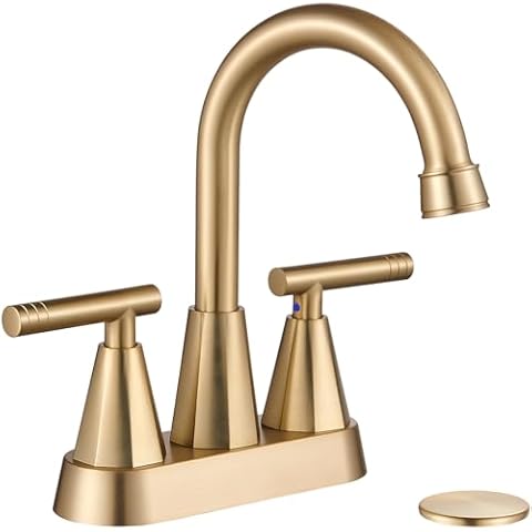 Cobbe Brushed Gold Bathroom Faucet Cover