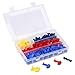 Produktbild HAUSPROFI 100 Stück Abzweigverbinder Wire Connectors Sortiment Quickverbinder Set Kit Assorted Size Einfach zu Verwenden für Schnelle Verbindungskabel Kabel Kabelquerschnitt 0,5 mm² - 6 mm²/10-24 AWG
