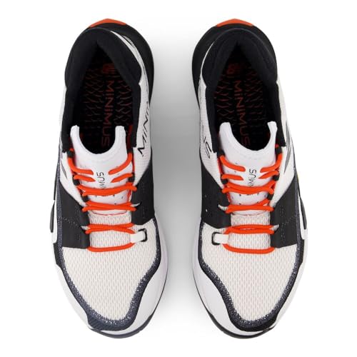New Balance Men's Minimus Tr V2 Cross Trainer, White/Black/Neo Flame, 11.5