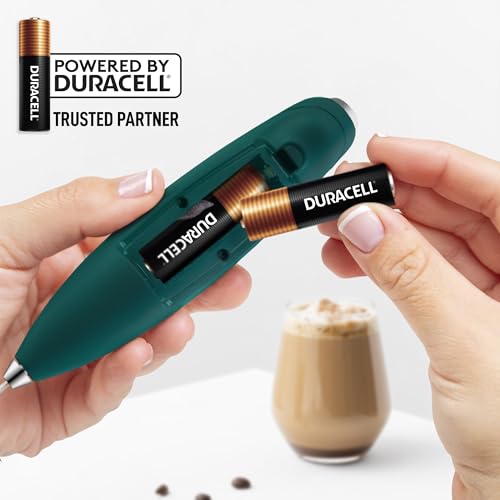 image for Zulay Kitchen Patented Tornado Triple Whisk Milk Frother with 4 Durace