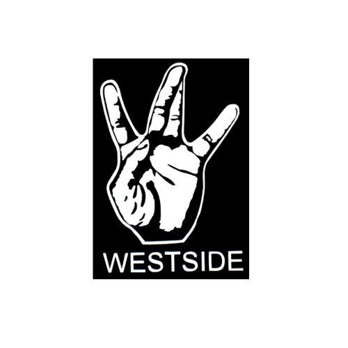 Amazon.co.jp: カッティングステッカー WEST SIDE ウエストサイド