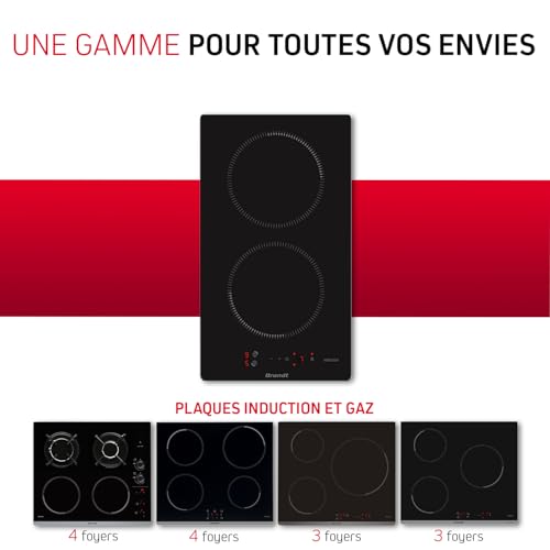 BRANDT domino induction 2 foyers BPI6210B - vue 7