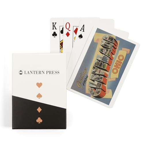 Lantern Press naipes Poker Greetings Cleveland
