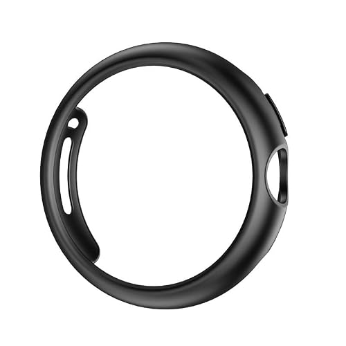 [TRIPLE RIVER] For Google Pixel Watch 2/1 �P�[�X �N���A/�P�F �}�b�g ���h�~ PC�f�� �n�[�h�P�[�X For �s�N�Z�� �E�H�b�` �J�o�[(�u���b�N)