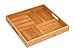 Produktbild Lipper International Quadratisches Serviertablett aus Bambus mit Kreuzboden, Bambusholz, 15" x 15" x 2"