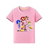 Boys Girls Cartoon Sonic Clothes 3D Funny T-Shirts Costume Children Kids Tees Top Baby T Shirts...
