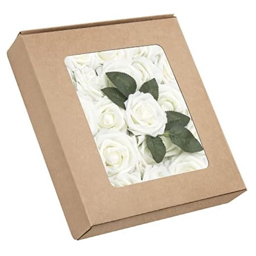 Konstgjord Rose Blommor Dekoration, Alla hjärtans dag DIY Simulering Fake Foam Roses med stam för bröllop Brouketter Födelsedag Valentine Vit