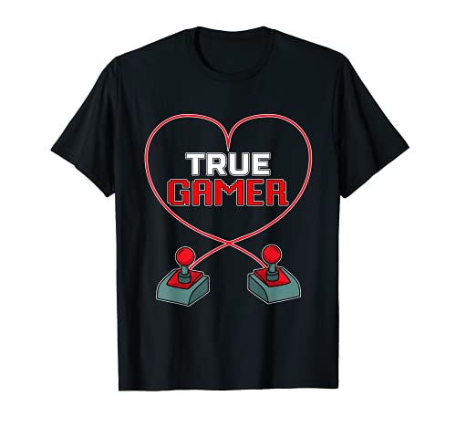 True Gamer - I Love Arcade Games Retro Gamer Maglietta