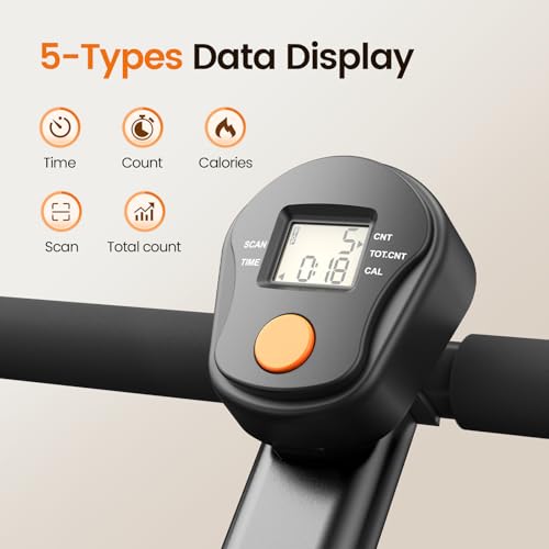 Niceday Rowing Machine, Hydraulic Rowing Machine for Home Use, Rower Machine Foldable with 16 Resistance, LCD Monitor & 300 LBS Weight Capacity by Niceday - Image 8