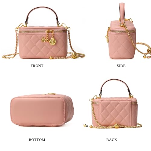 Bolso pequeño acolchado tipo caja para mujer miniatura 3
