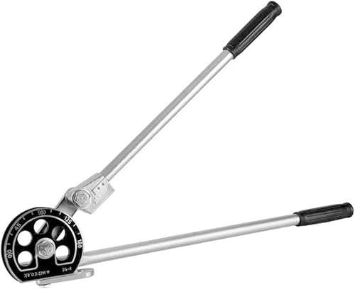 Dobladora de tubos de 7/8 "OD, Dobladora manual de tubo tipo palanca, Dobladora de tubos de cobre suave HVAC resistente, para acero inoxidable fino