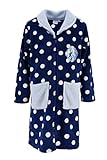 eplusm Disney Frozen Mädchen Bademantel mit Eiskönigin Fleece Morgenmantel Geschenk für MädchenBlau 122cm