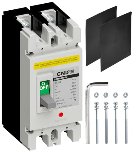 CNLonQcom 250A MCCB 2P DC500V Battery & PV Circuit Breaker