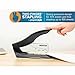 Bostitch Office inHANCE+100 Heavy Duty Stapler - Two Fingers, No Effort, Spring Powered Stapler - 100 Sheets, Gray (1300)