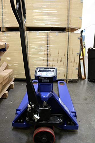 Pallet Jack Scale With Built-In Thermal Printer 5,000 X 1 Lb Capacity 48"X27" Fork Size #TOP3