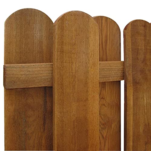 vidaXL Kiefer Sichtschutzzaun 170x170 cm Gartenzaun Dichtzaun Zaun Holzzaun – Bild 4