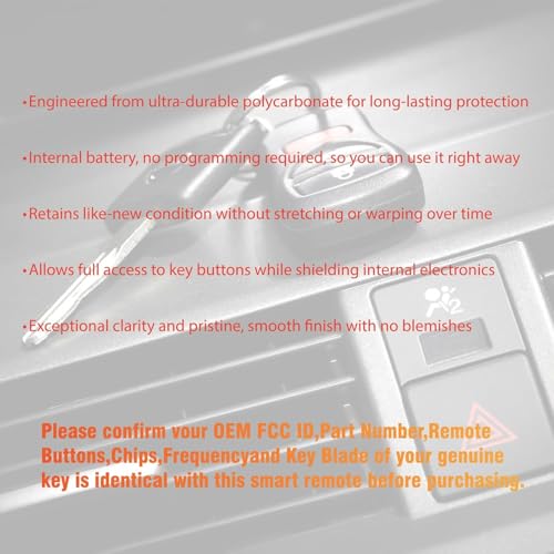Image of HYQ1AA 315MHz Keyless Entry Remote Car Key Fob Compatible with Suburban Yukon 2015-2020 Yukon XL 2016-2020 Tahoe 2015-2019