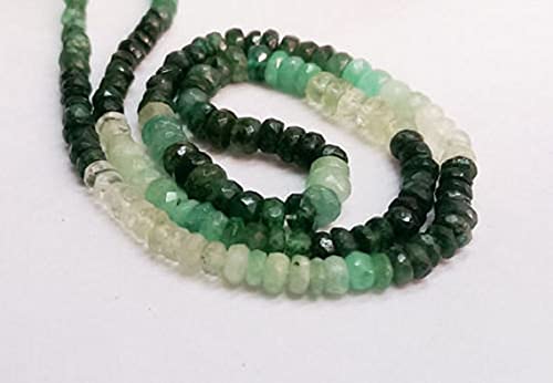 Prehnite naturelle en perles facettées de 2mm pour la création de haute bijouterie