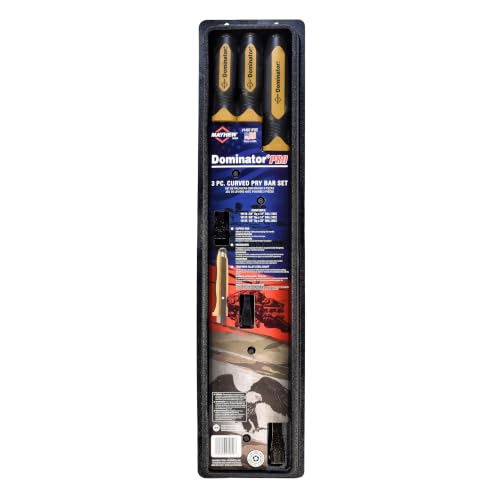 Image of Mayhew Tools 14071FDE Dominator Pro Pry Bar, Flat Dark Earth, 3-Piece