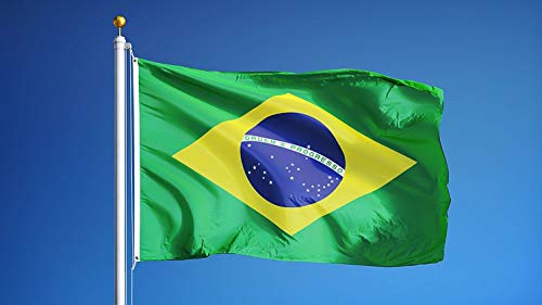 Official Flags â?? World Flag Collection â? Brazil Brasil Double Sided Outdoor Indoor Strong Polyes