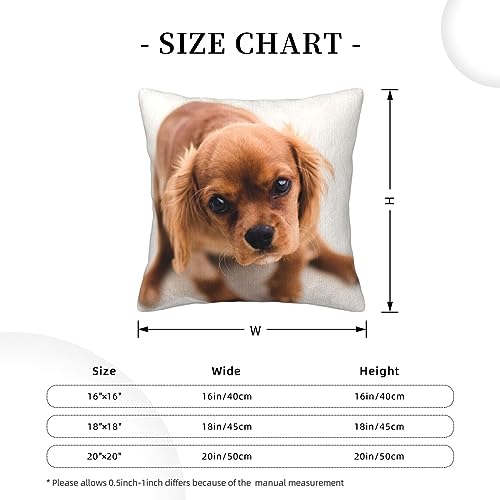 Housse de coussin velours côtelé chiot pour protéger vos oreillers