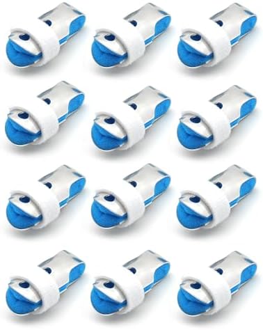 Pediatric Finger Splint, Lightweight Trigger Brace, 12PCS, Small