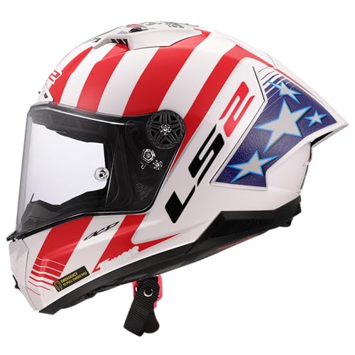 Casque moto intégral LS2 Thunder GP Aero Replica BAZ en taille XL