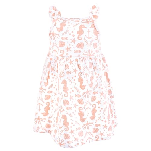 Image of Hudson Baby Girl's Cotton Dresses