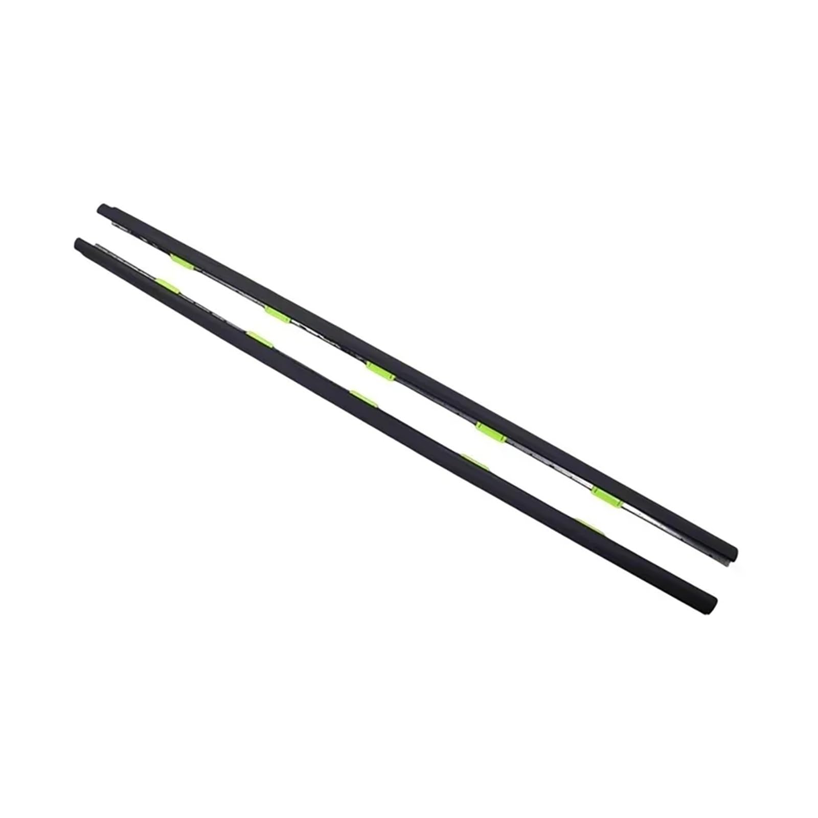 Watjcse One Color 2Pcs Car Door Window Glass Weatherstrip Compatible With Honda Civic Ek 1996-2000