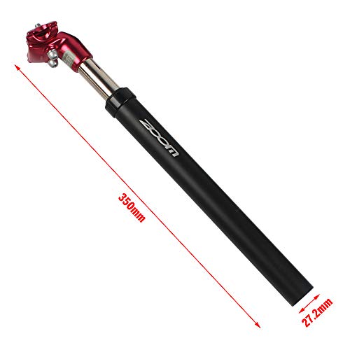 KKmoon Espigão de selim de bicicleta com suspensão Amortecedor de assento para bicicleta MTB Tubo de