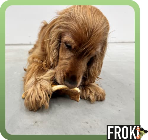 FROKI Premium Rinderkopfhaut für große & kleine Hunde 500g| 100% Rind | 100% Natürlich | Futter-Snack | Hunde-Leckerlis | Kausnack | Zahnpflege | ohne Zusatzstoffe
