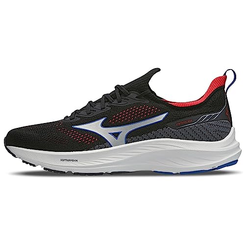 Tênis Masculino Mizuno Arrow Preto/Vermelho 42