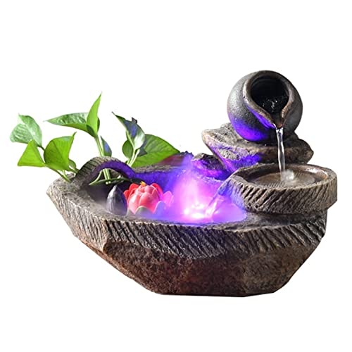 Fontaine de table de bureau zen pour créer un espace détente salon