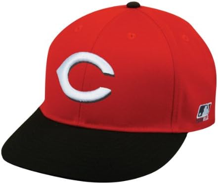 Outdoor Cap2013 Adult FLAT BRIM Cincinnati Reds Road Red/Black Hat Cap MLB Adjustable