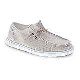 Body Glove Womens Boat Shoes and Casual Shoes Corsair - Womens Water Shoes in a Casual Slip on Loafer for Women, Casual Womens Water Shoes with Non-Marking Outsole and Drainage Ivory