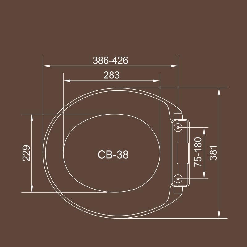 Slow Down Toilet Parts Plastic Seats V Type Bidet