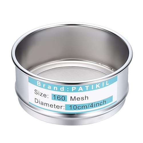 Tamis de 160 mailles 0.098mm écran de tamisage en inox pour maison et jardin