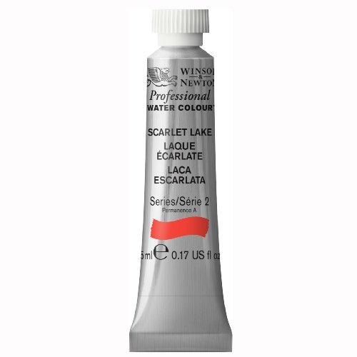 Winsor & Newton Professional Water Color Tube, 5ml, Scarlet Lake by Winsor & Newton