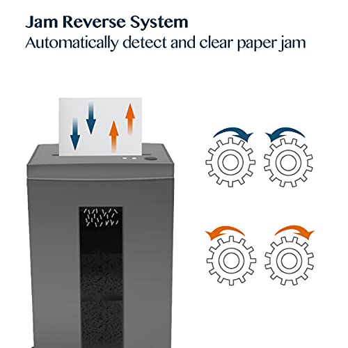 Wolverine 18-Sheet 60 Mins Running Time Cross Cut High Security Level P-4 Heavy Duty Paper/Cd/Card Ultra Quiet Shredder For Home Office With 6 Gallons Pullout Waste Bin Sd9113 (Grey Etl) #TOP6