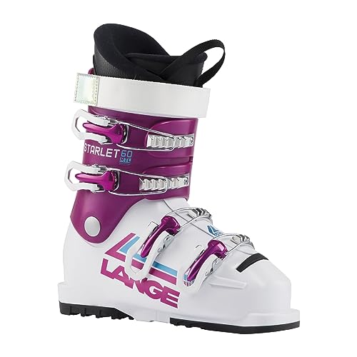 Chaussures ski fille Lange Starlet 60 blanche matériel ski alpin junior