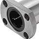2 geflanschte Linearlager, Linearlager-Ersatzteile Innendurchmesser 30 mm für CNC-Linearbewegungsachse