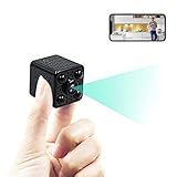 【WiFi Minikamera】Eine mini kamera wifi mit kompaktem Design und integriertem WLAN-Hotspot. Das echte 4K HD- und 140 ° -Weitwinkelobjektiv bietet über APP ein klares und breiteres Bild. Die klare Nachtsicht- und Bewegungserkennungsfunktion kann Ihre Anforderungen an die Hausüberwachung erfüllen. Die Magnetbasis erleichtert die Installation.